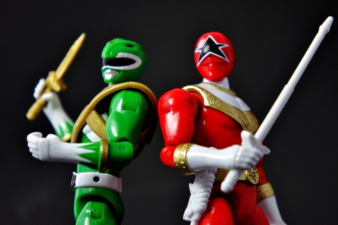 Power Rangers Super Megaforce 5 Inch Red Zeo Ranger And Mmpr Green Ranger Gallery Tokunation