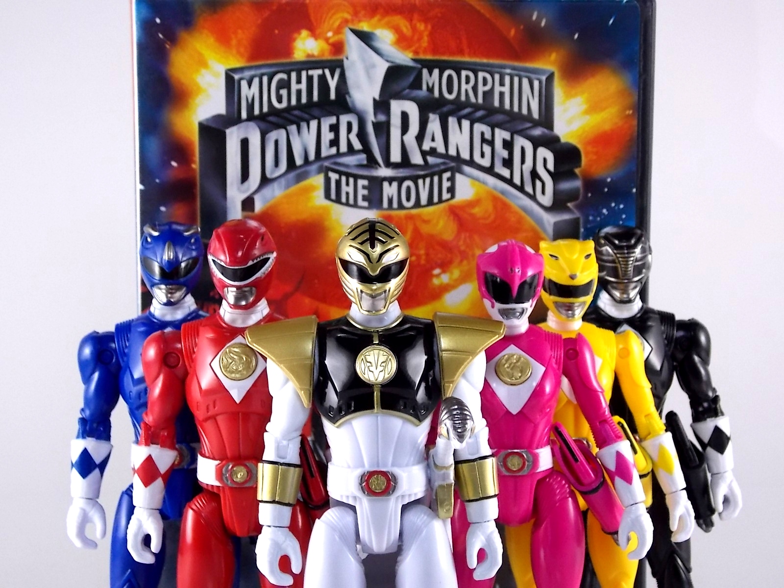 Hasbro Original Power Rangers RED RANGER WHITE RANGER Joints