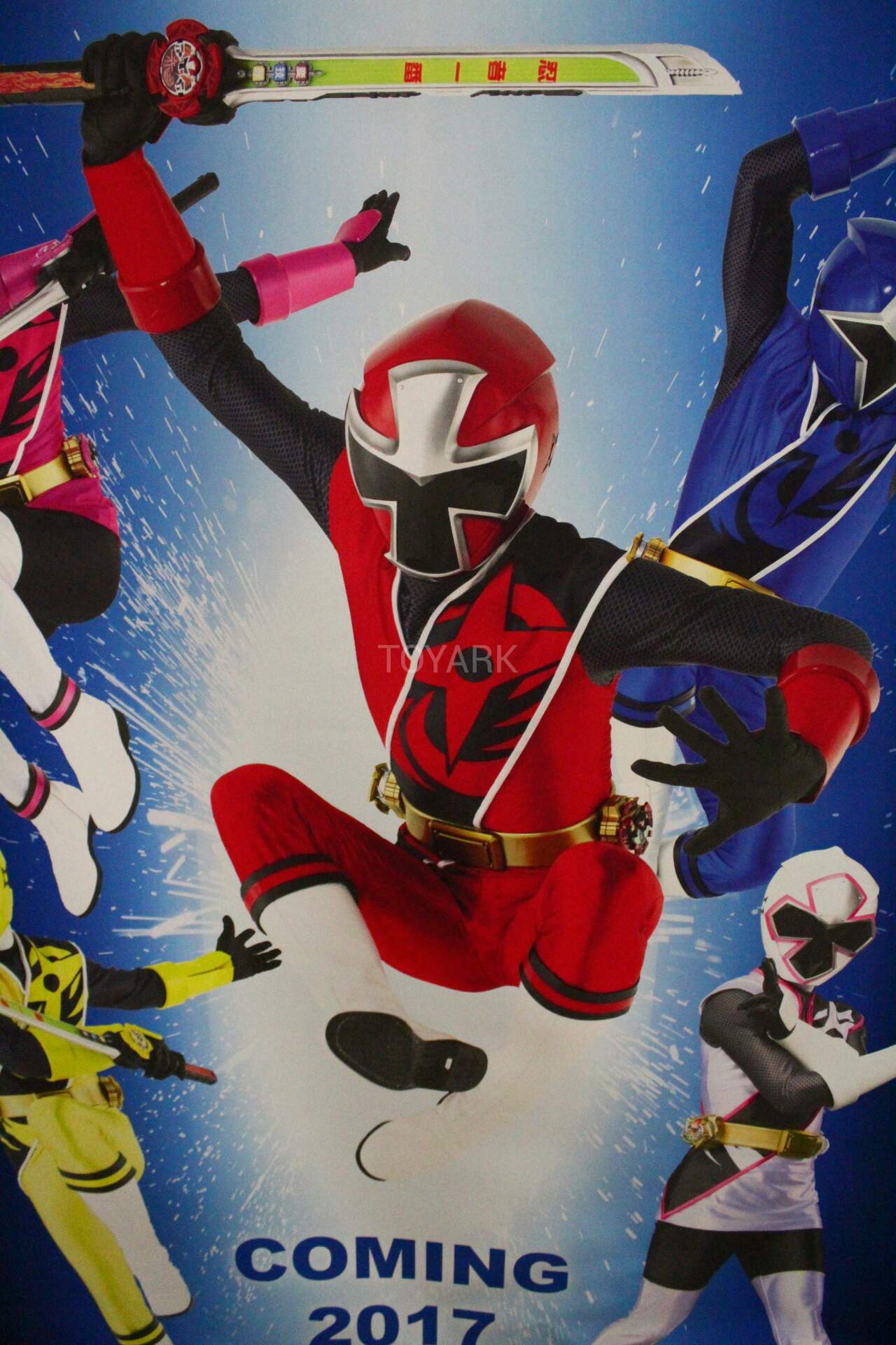 Go Go Power Rangers Team Ninja Steel Poster