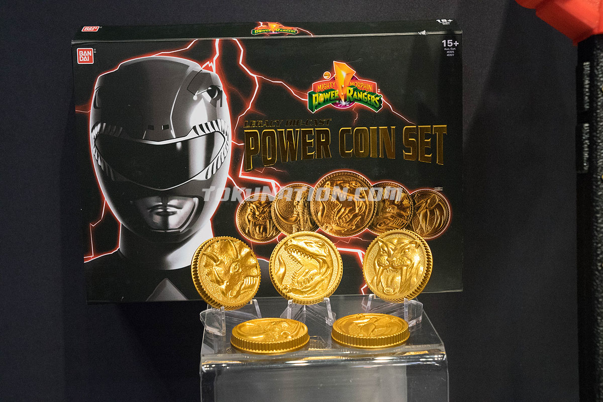 Power Rangers Mighty Morphin Legacy Die-Cast Coin Set Roleplay Toy