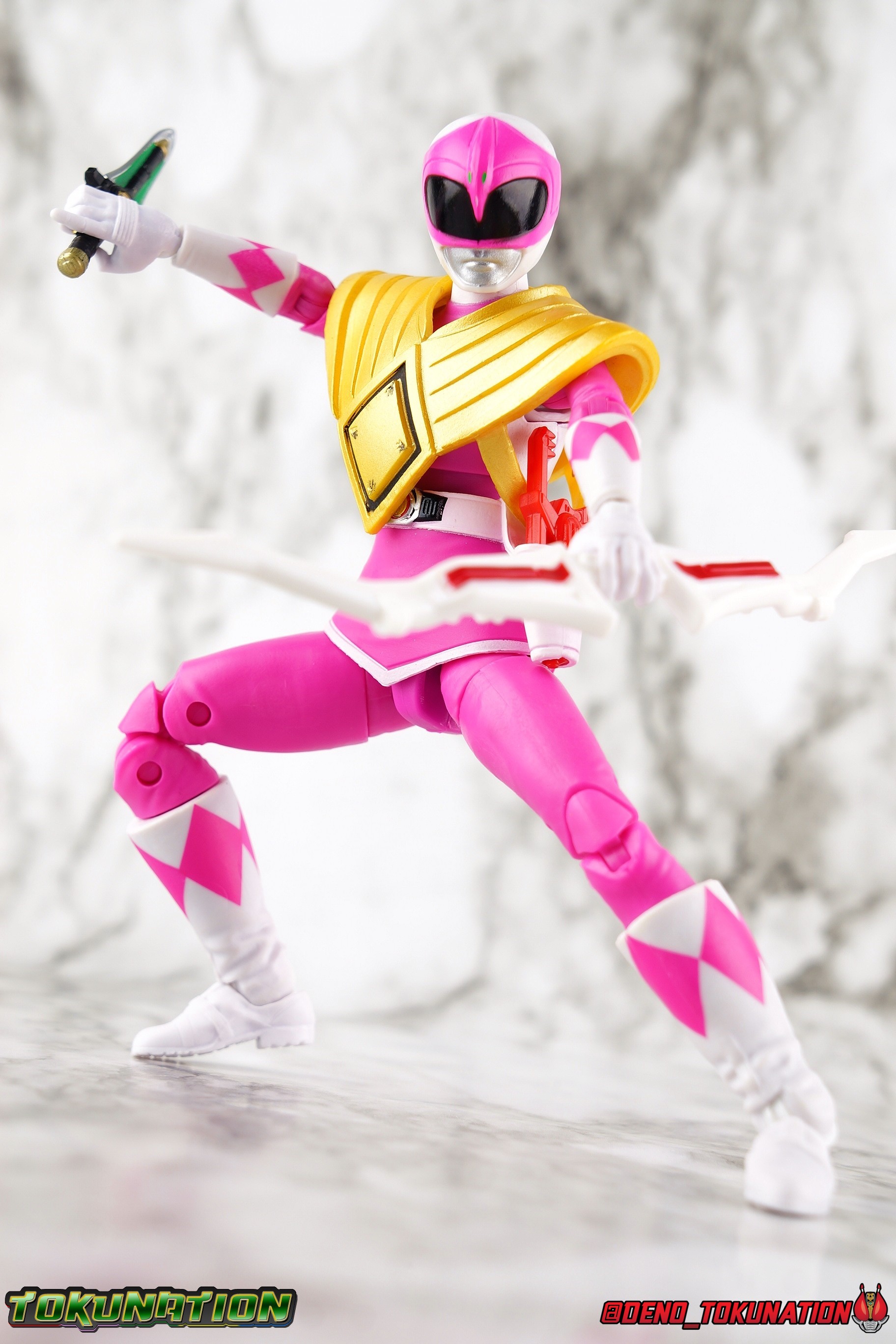 pink power ranger doll