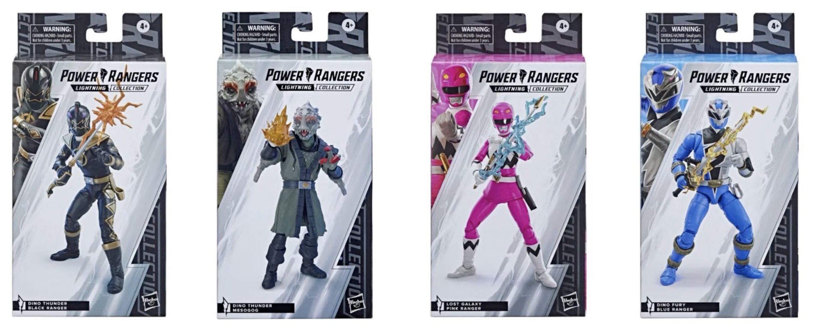 New Power Rangers Lightning Collection Releases Announced- Dino Thunder Black, Lost Galaxy Pink, Dino Fury Blue, Mesogog & Mighty Morphin Remasters!